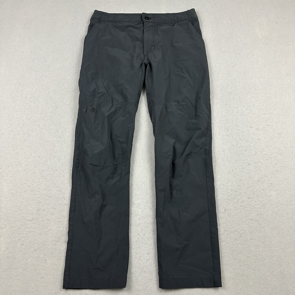 The North Face Pants Men 32 Gray Solid Straight Leg Lightweight Outdoor *